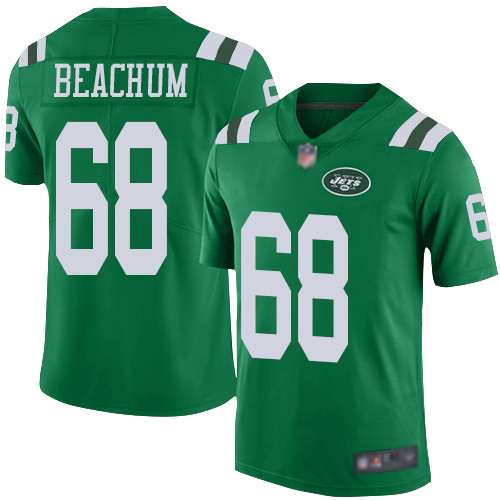 New York Jets Limited Green Men Kelvin Beachum Jersey NFL Football #68 Rush Vapor Untouchable